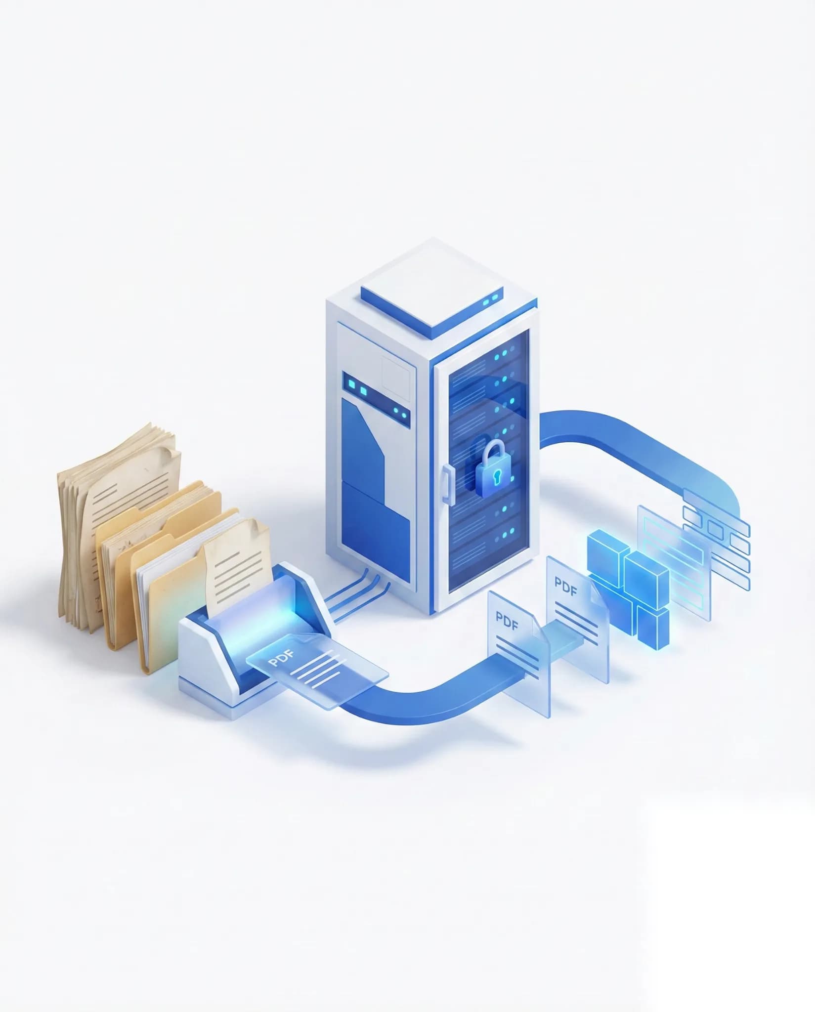 Digitizing & indexing government archive documents for instant retrieval