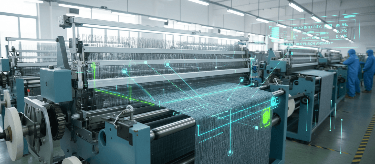 Sản xuất thông minh — AI Vision kiểm tra chất lượng dệt nhuộm